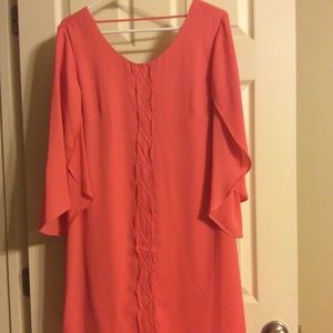 Coral dress